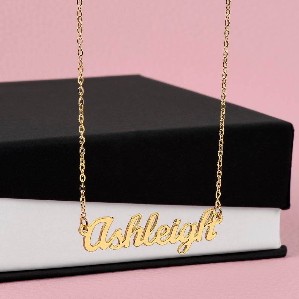 "Color My World" Collection Name Chain  Necklace
